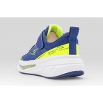 Skechers Air Flight Παιδικά Sneakers Μπλε, Λευκά, Κίτρινο Φλούο