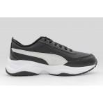 Puma Cilia Mode Metallic Whisper Sneakers Μαύρα, Λευκά, Ασημί