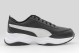 Puma Cilia Mode Metallic Whisper Sneakers Μαύρα, Λευκά, Ασημί