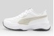 Puma Cilia Mode Metallic Whisper Sneakers Λευκά, Μαύρα, Ασημί