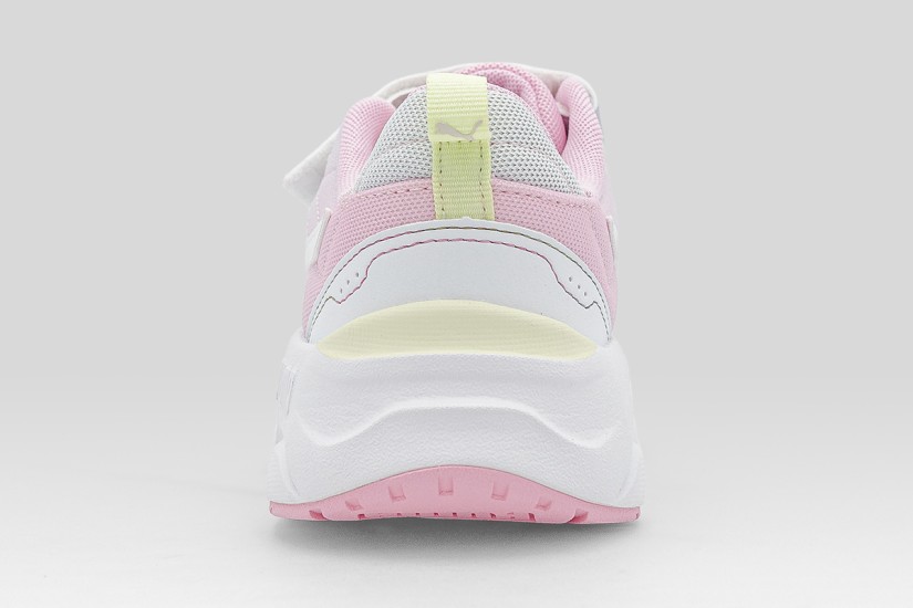 Puma Trinity 2 Παιδικά Sneakers Λευκά, Γκρι, Ροζ, Κίτρινα