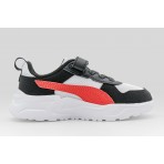 Puma Trinity 2 LT Mid 90S Βρεφικά Sneakers Μαύρα, Λευκά, Κόκκινα