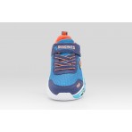 Skechers Play Scene Βρεφικά Sneakers Μπλε, Λευκά, Πορτοκαλί