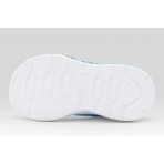 Skechers Play Scene Βρεφικά Sneakers Μπλε, Λευκά, Πορτοκαλί