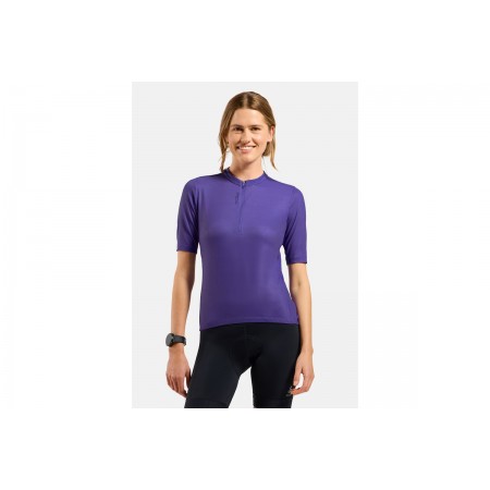 Odlo The Essentials Half Zip T-Shirt Γυναικείο 