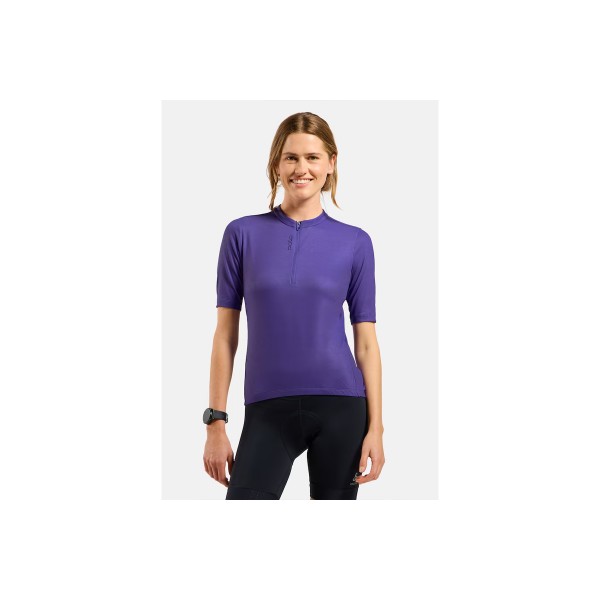 Odlo The Essentials Half Zip T-Shirt Γυναικείο (413111 21121)