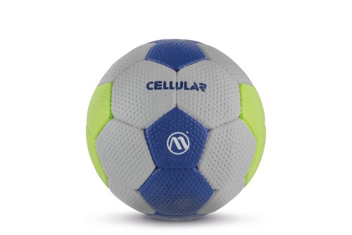 Amila Μπάλα Handball Cellular Νο2 - Μπλε  Πράσινο  Γκρι (41318)