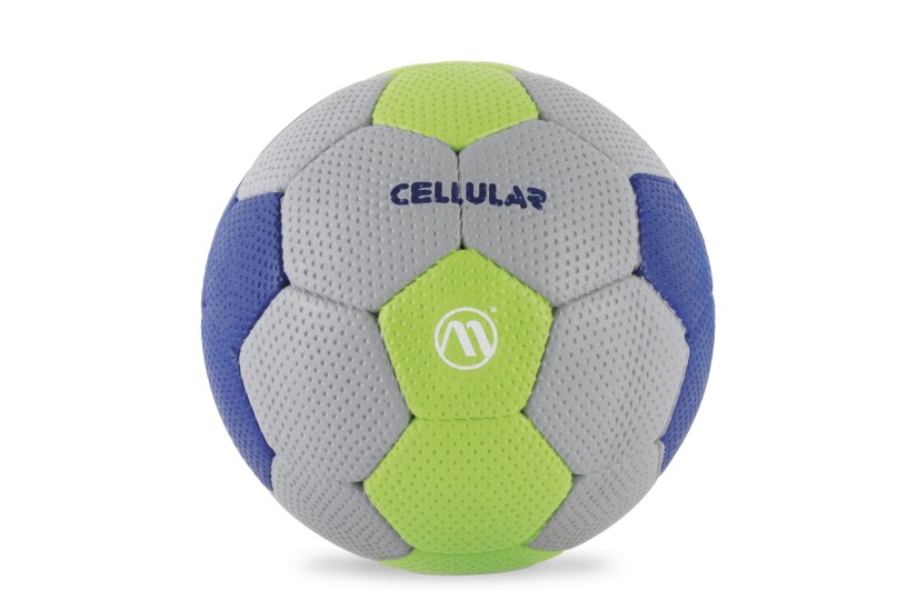 Amila Μπάλα Handball Cellular Νο3 - Μπλε  Πράσινο  Γκρι (41320)