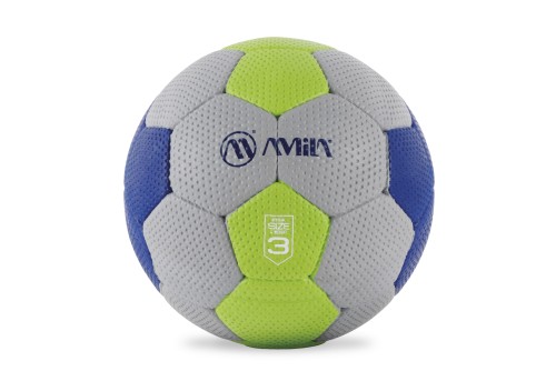 Amila Μπάλα Handball Cellular Νο3 - Μπλε  Πράσινο  Γκρι (41320)