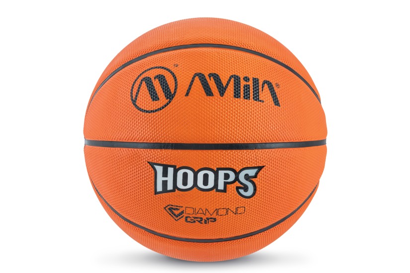 Amila Hoops Μπάλα Μπάσκετ Πορτοκαλί, Μαύρη