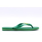 Havaianas Brasil Logo Σαγιονάρες Πράσινες