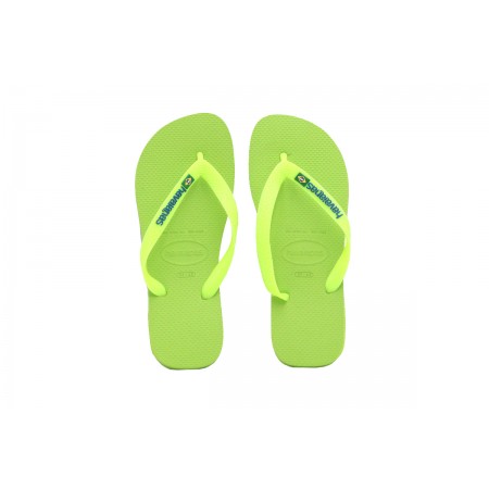 Havaianas Brasil Logo Σαγιονάρες Λαχανί