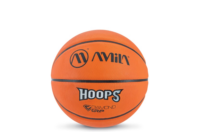 Amila Hoops Μπάλα Μπάσκετ Πορτοκαλί, Μαύρη