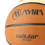Amila Μπάλα Basket Cellular No7 - Πορτοκαλί  Μπεζ (41509)