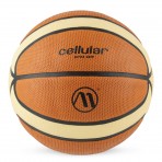 Amila Μπάλα Basket Cellular No6 - Πορτοκαλί  Μπεζ (41511)