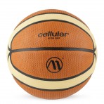 Amila Μπάλα Basket Cellular No5 - Πορτοκαλί  Μπεζ (41512)