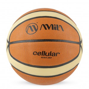 Amila Μπάλα Basket Cellular No5 - Πορτοκαλί  Μπεζ (41512)