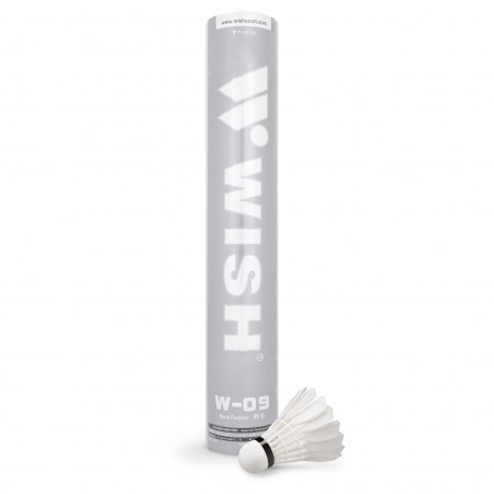 Amila Μπαλάκια Badminton Feather Shuttlecock W-09 12 Τμχ. 
