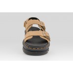 Dr. Martens Zebzag Suede Γυναικεία Σανδάλια Μπεζ, Μαύρα