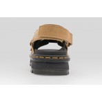 Dr. Martens Zebzag Suede Γυναικεία Σανδάλια Μπεζ, Μαύρα