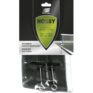 Amila Δίχτυ Ping Pong Με Στηρίγματα Sunflex Hobby (42750)