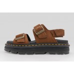 Dr. Martens Zebzag Nubuck Platform Γυναικεία Σανδάλια Καφέ