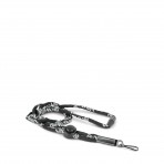 Amila Κορδόνι Ασφαλείας Σφυρίχτρας Whistle Lanyard - Μαύρο (44066)