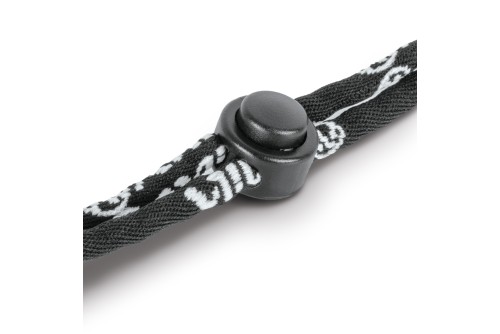 Amila Κορδόνι Ασφαλείας Σφυρίχτρας Whistle Lanyard - Μαύρο (44066)