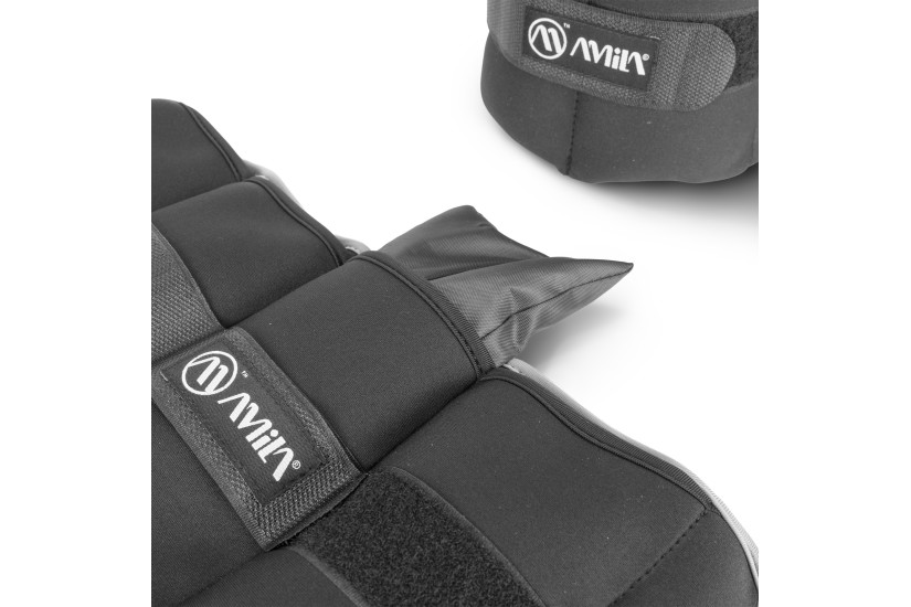 Amila Βάρη ’Κρων Wrist Ankle Weights Neoprene 2X5,0 Kg - Μαύρο (44106)