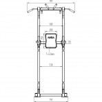 Amila Μηχάνημα Μονόζυγοδίζυγο Amila Power Tower Pt800 (44274)