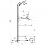 Amila Μηχάνημα Μονόζυγοδίζυγο Amila Power Tower Pt800 (44274)