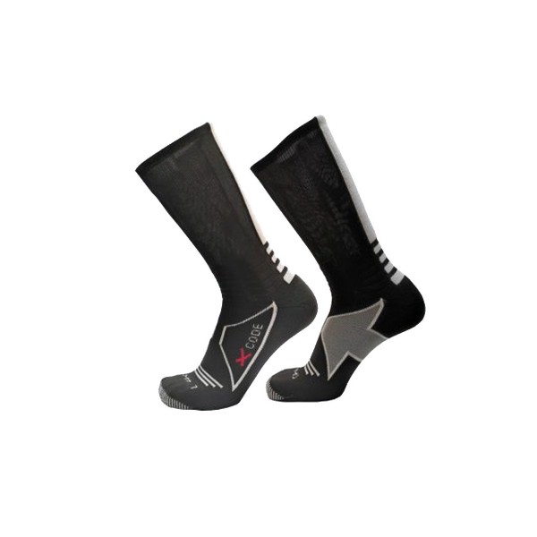 X-Code Basketball 3D-Icon Κάλτσες Ψηλές (44555 BLACK)