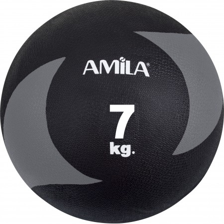 Amila Μπαλα Medicine 7Kgr - 100% Α Ποιοτ. Λαστιχο, Soft, Rebound 