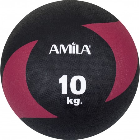 Amila Μπαλα Medicine 10Kgr - 100% Α Ποιοτ. Λαστιχο, Soft, Rebound 