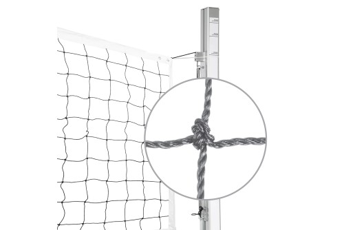 Amila Δίχτυ Volley 2,5Mm Με Ξύλο (44925)