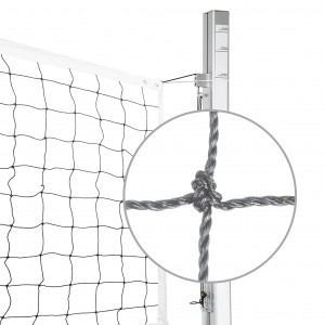Amila Δίχτυ Volley 2,0Mm Με Ξύλο (44929)