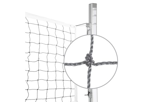 Amila Δίχτυ Volley 2,0Mm Με Ξύλο (44929)
