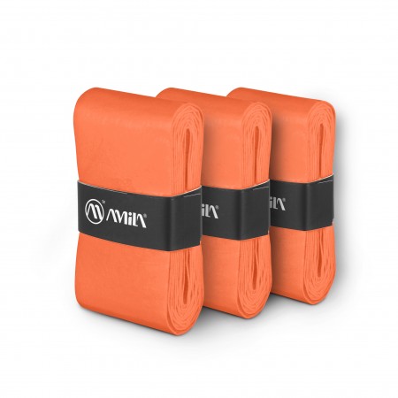 Amila Ταινία Λαβής Ρακετών Amila Overgrip Coral Red 3 Τεμ 