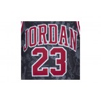 Jordan Παιδική Αμάνικη Μπλούζα Γκρι Σκούρο & Κόκκινο (45C655 KR5)