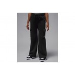 Jordan Brooklyn Fleece Cargo Παιδικό Παντελόνι Φόρμας Μαύρο