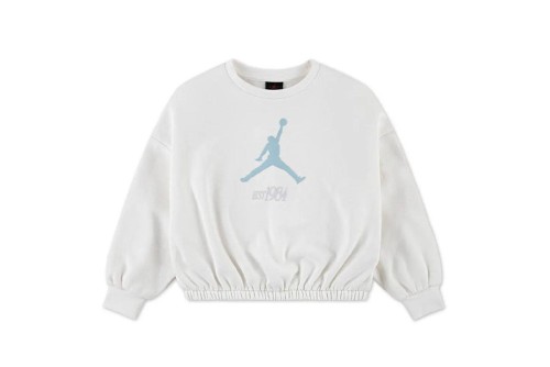 Jordan Jumpman Club Pleated Fleece Cropped Μπλούζα Με Λαιμόκοψη (45F410 782)