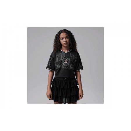 Jordan Secret Diary Cropped Jersey T-Shirt 