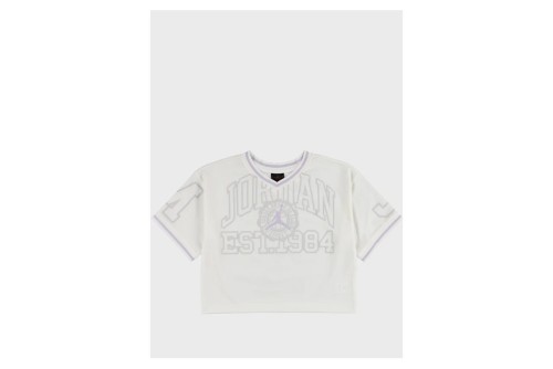 Jordan Secret Diary Cropped Jersey T-Shirt (45F886 782)