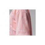 Jordan Secret Diary Jersey Παιδικό Κοντομάνικο Cropped T-Shirt Ροζ