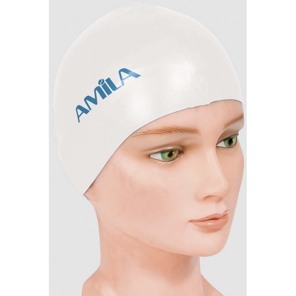 Amila Σκουφάκι Κολύμβησης Amila Basic Λευκό (47000)