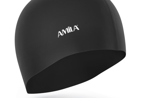 Amila Σκουφάκι Κολύμβησης Amila Basic Μαύρο (47013)