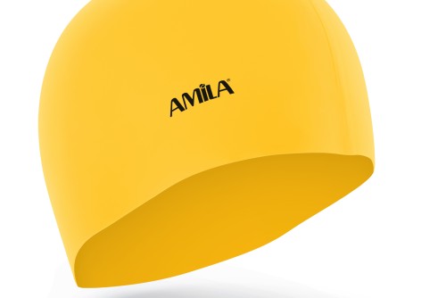 Amila Σκουφάκι Κολύμβησης Amila Basic Κίτρινο (47015)