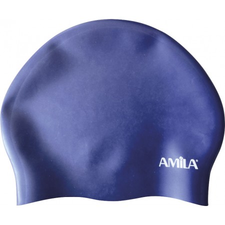 Amila Σκουφάκι Κολύμβησης Amila Long Hair Hq Μπλε 