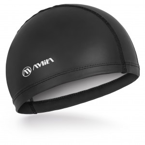 Amila Σκουφάκι Κολύμβησης Amila Fabric Silicone Μαύρο (47032)