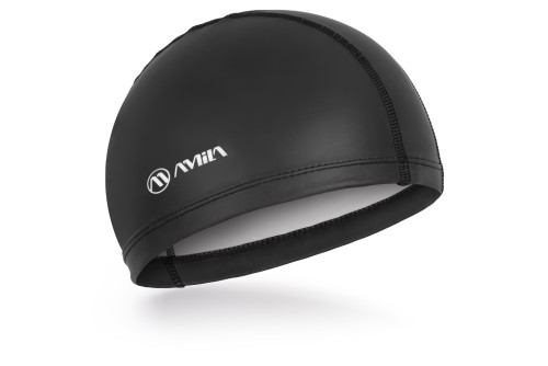 Amila Σκουφάκι Κολύμβησης Amila Fabric Silicone Μαύρο (47032)